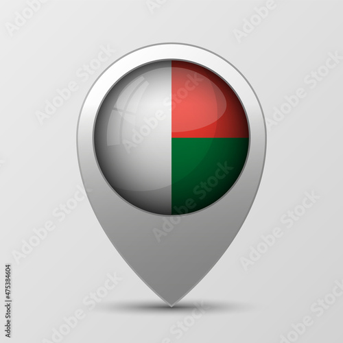 Free Download EPS10 Vector Patriotic background with Madagascar flag colors. An element of impact for the use you want to make of it. - GFXLoad