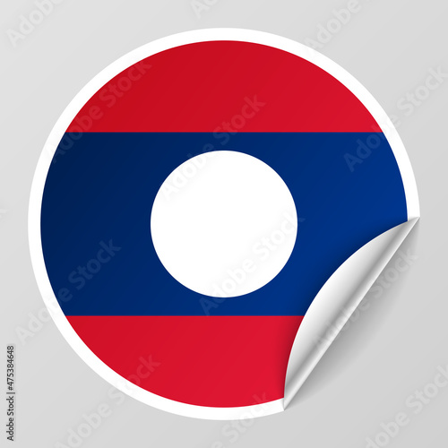 Free Download EPS10 Vector Patriotic background with Laos flag colors. - GFXLoad