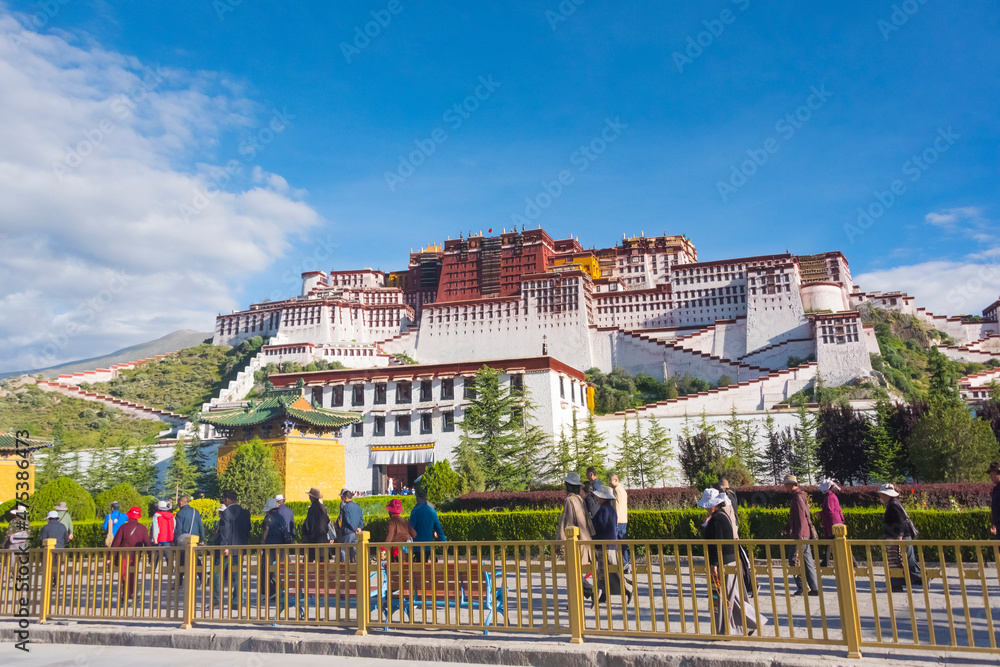 Potala Palace (UNESCO World Heritage site), Lhasa, Tibet, China