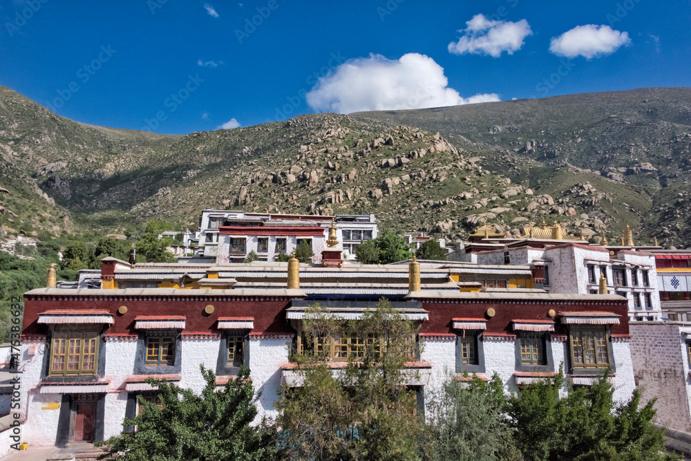 Drepung Monastery, one of the great three Gelug university monasteries of Tibet, Lhasa, Tibet, China
