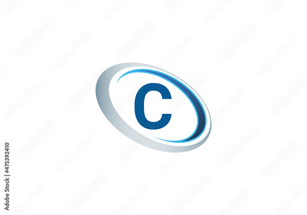 this is a creative C letter rounded icon design this is a creative C letter rounded icon design