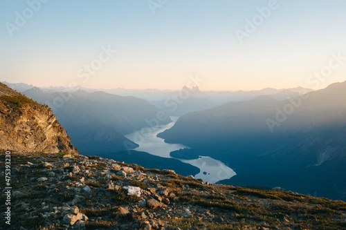 Top view of ruby mountains photo