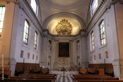 L'église des missions étrangères aussi appelée chapelle de l'épiphanie, construite en 1683, ville de Paris, Ile de France, France