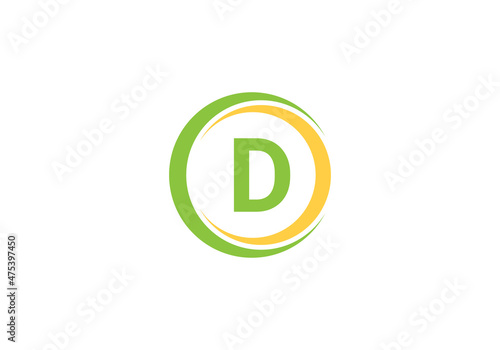 Free Download this is a creative D letter rounded icon design - GFXLoad