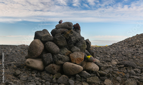 Iceland Rock Stacking