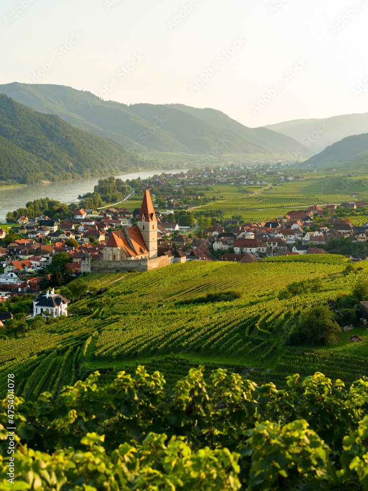 Φωτογραφία Historic village Weissenkirchen located in wine-growing area, UNESCO World Heritage Site