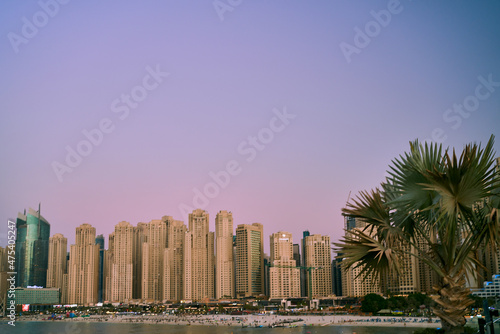 architecture of the big city of Dubai in the United Arab Emirates © Igor