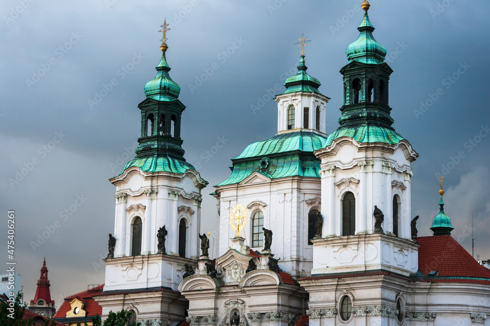 Prague, Czech Republic. St. Nicholas Church.