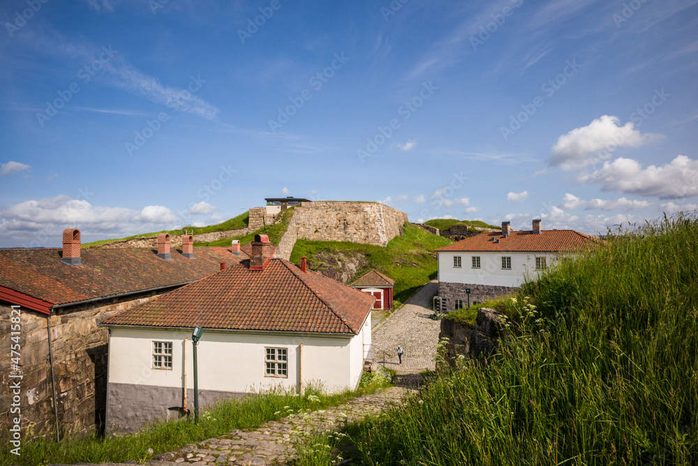 Norway, Ostfold County, Halden, Fredriksten Fortress, detail