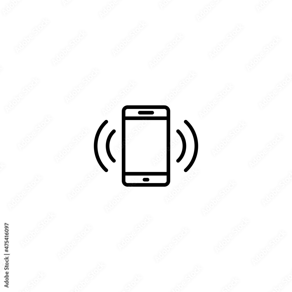 Ringing phone icon, Ringing smartphone icon vector Ringing phone icon, Ringing smartphone icon vector
