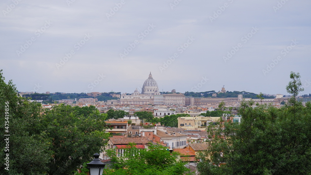 Rome and Basilica of St. Peter in Vatican 