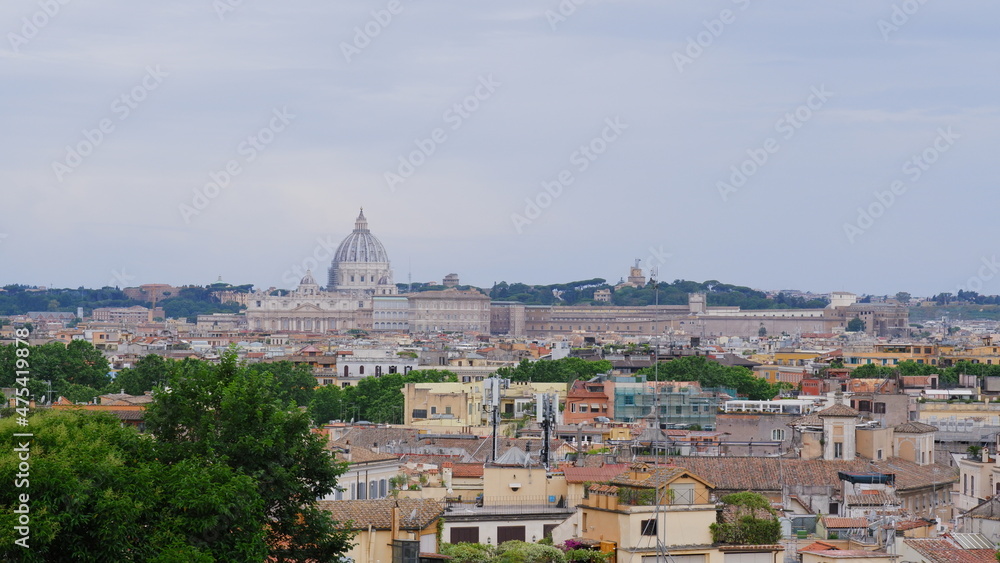 Rome and Basilica of St. Peter in Vatican 