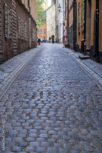 Sweden, Stockholm, Gamla Stan, Old Town, Royal Palace, old town street © Danita Delimont