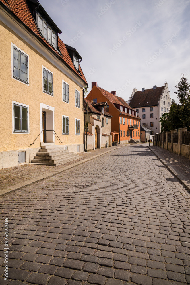 Sweden, Gotland Island, Visby, town street Sweden, Gotland Island, Visby, town street