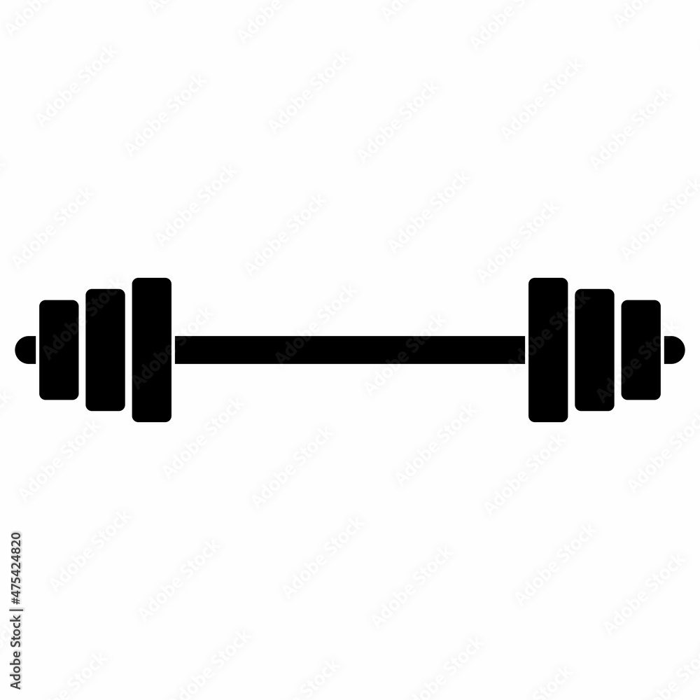 dumbbell icon set, dumbbell vector set sign symbol dumbbell icon set, dumbbell vector set sign symbol