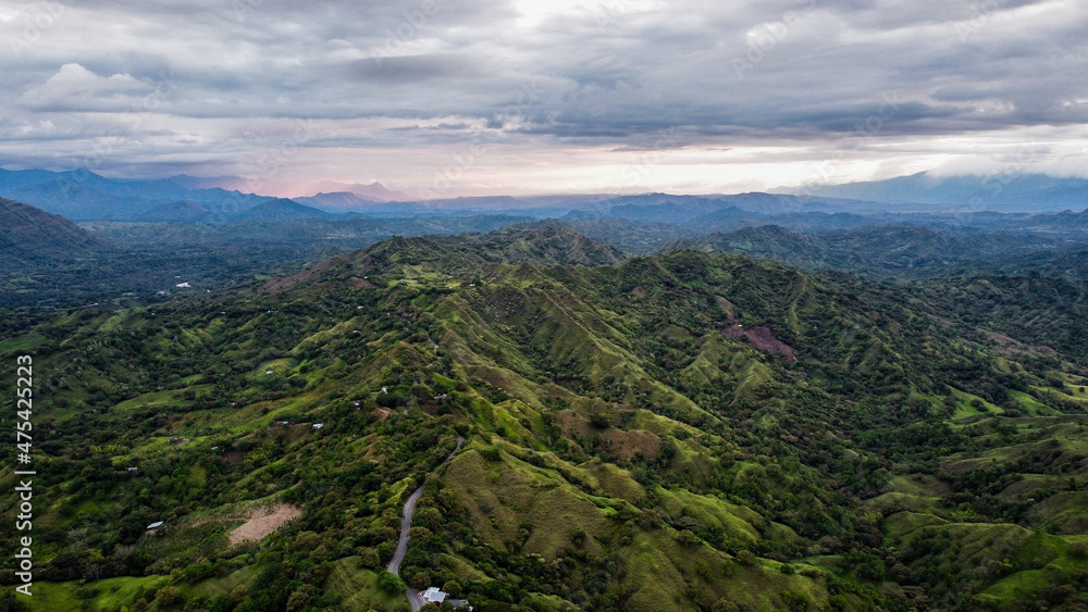 Paisaje El Bordo, municipio de Patía, Cauca, Colombia