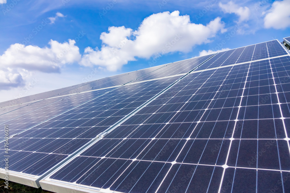 Solar power plant, solar panels, close-up, Solar power plant, solar panels, close-up,