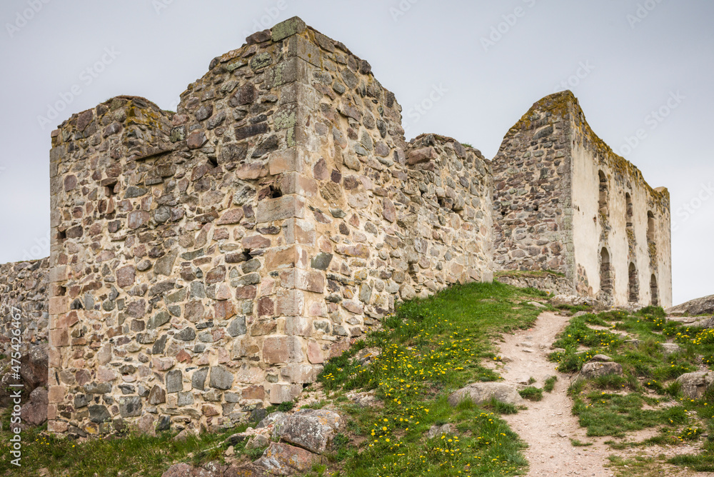 Sweden, Lake Vattern Area, Uppgranna, Brahehus castle ruins