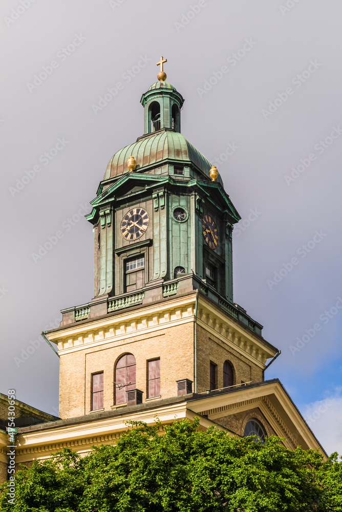 Sweden, Vastragotland and Bohuslan, Gothenburg, Domkyrkan cathedral, exterior (Editorial Use Only)
