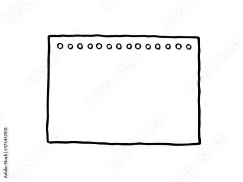 かわいいメモ／手書きイラスト