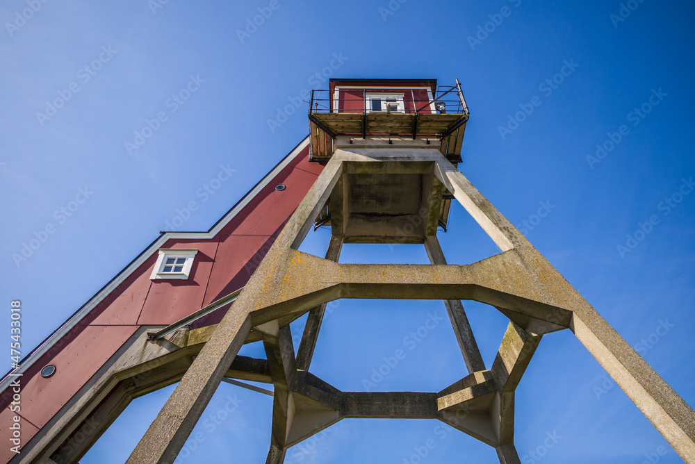 Sweden, Bohuslan, Smogen, antique marine observation tower Sweden, Bohuslan, Smogen, antique marine observation tower