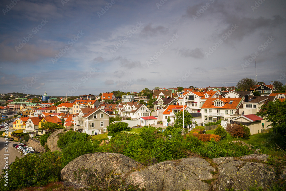 Sweden, Bohuslan, Stromstad, town view