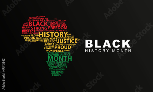 Black history month celebrate. vector illustration design graphic Black history month
