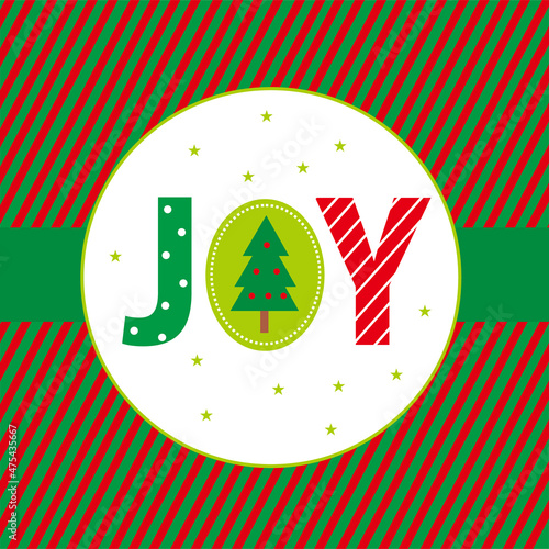 Christmas lettering. Joy