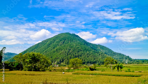 The beauty of Tarabunga Hill, one of the interesting tours in Balige, North Sumatra, Indonesia