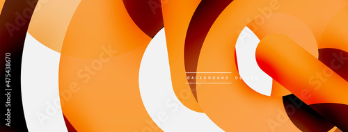 Circle abstract background. Vector illustration for wallpaper banner background card or landing page