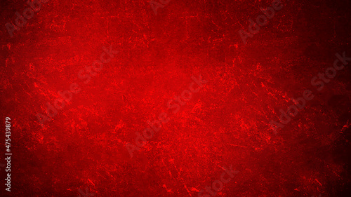 red grunge texture Verdreckte rote Mauer. Ungleichmäßiger schmutziger Hintergrund mit roter Farbe