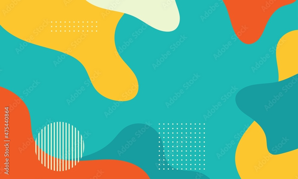 Abstract colorful geometric shapes background banner template
