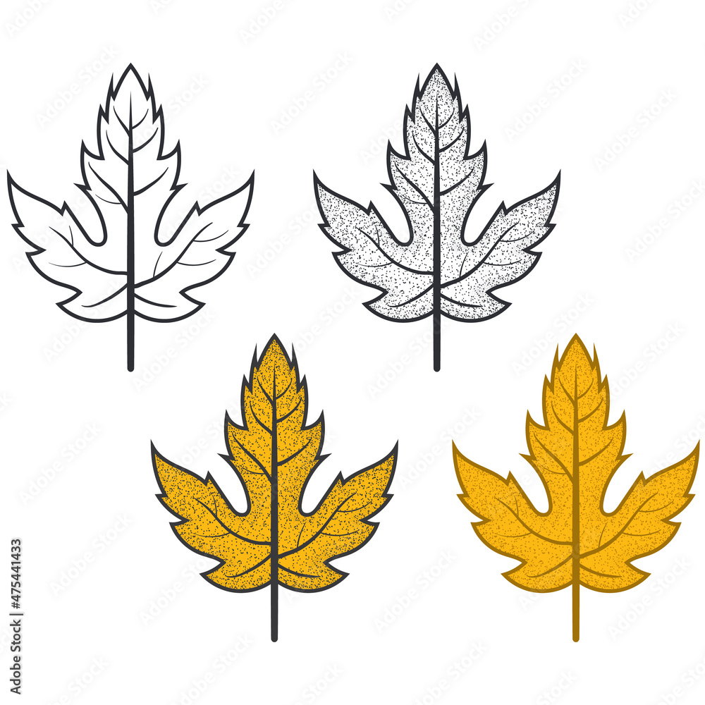 Colorful hand drawn autumn leaves. Hand draw leaves collection 04. Autumn leaf vector illustration. Colorful hand drawn autumn leaves. Hand draw leaves collection 04. Autumn leaf vector illustration.