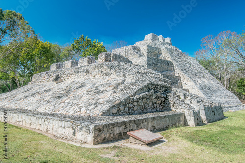 Mexico, Campeche. Edzna Ruins, Ball Court photo