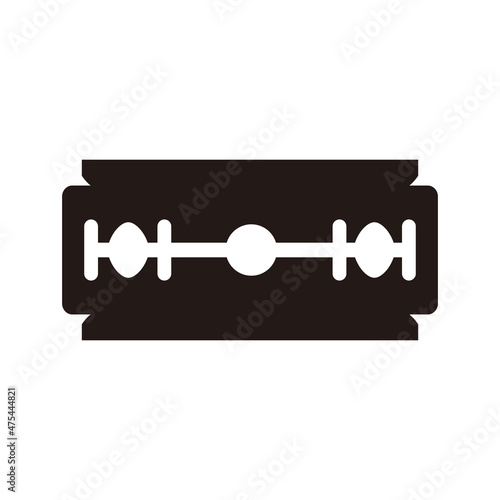 razor blade icon vector illustration sign on white background