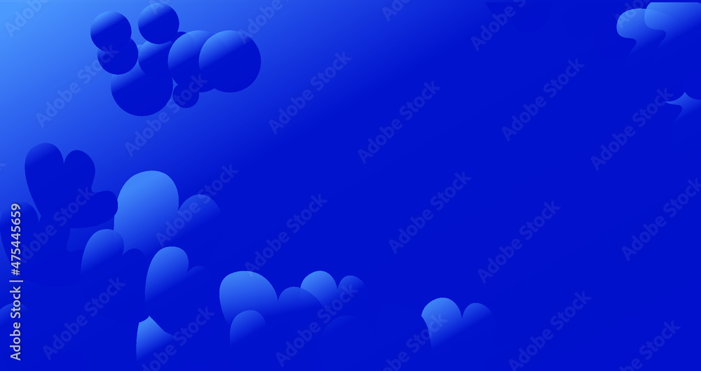 Blue Background with butterflies Blue Background with butterflies