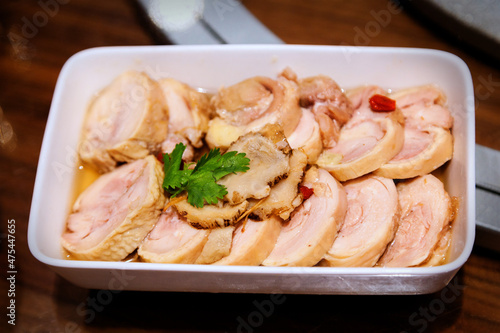 Famous Shanghai Chinese Drunken Chicken Cuisine