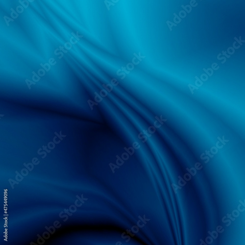 Abstract textured gradient blue satin silk background