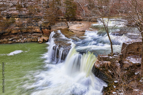 Canvas Print Cataract Falls Lieber State Recreation Area, Indiana