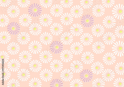 花柄のパターン