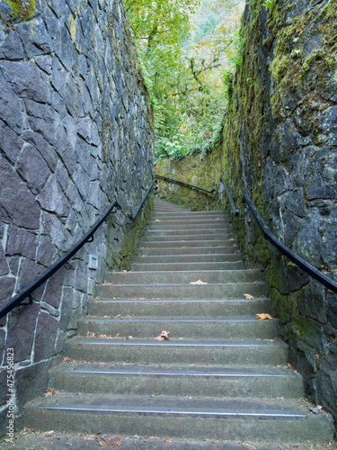 Oregon, Columbia River Gorge National Scenic Area, Stairway photo