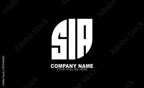 SIA logo design vector templates, business corporate design vector templates,  photo