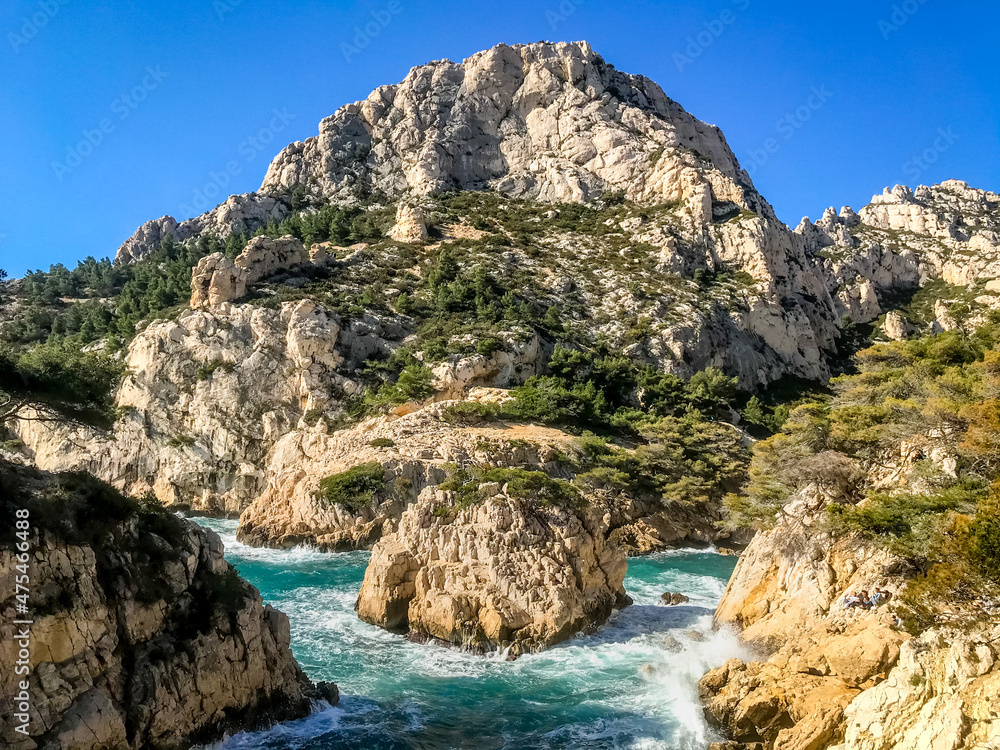 Calanques, creeks of marseille