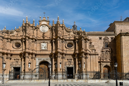 Facade of the Cathedral of Guadix photo