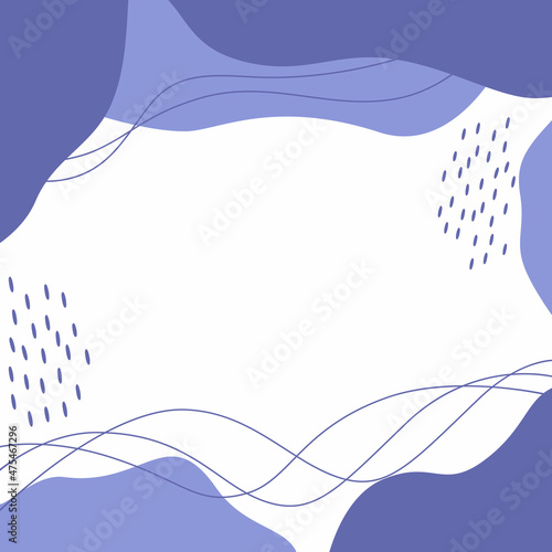 Abstract background in very peri color. Minimalist banner in the trendy color of the year 2022. 