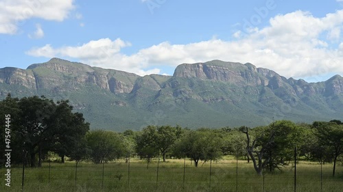 Beautiful landscape with rocky mountain at Limpopo province of South Africa photo