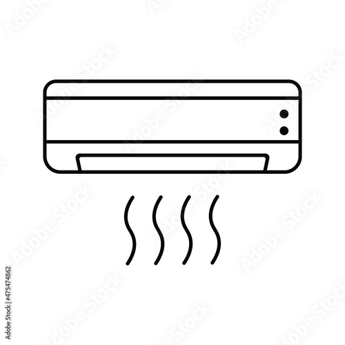 Air conditioner icon sign vector,Symbol, logo illustration for web and mobile on white background
