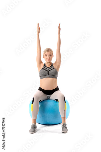 Young pregnant woman with f...
