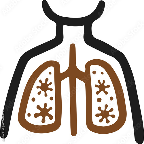 covid corona virus icon