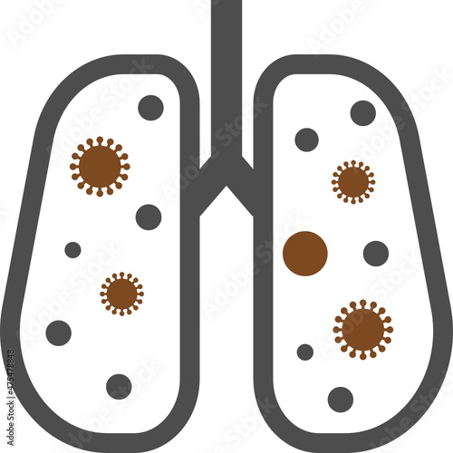 covid corona virus icon